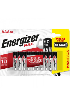 Батарейки Energizer MAX AAA/LR03 1.5V - 10 шт.