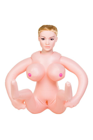 Надувная секс-кукла LILIANA с реалистичной головой и поднятыми ножками