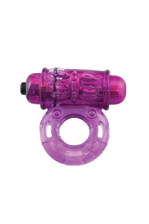 Фиолетовое эрекционное виброкольцо OWOW PURPLE