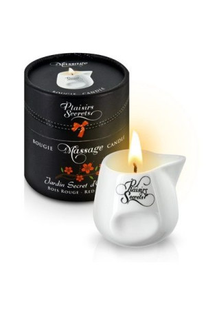 Массажная свеча с ароматом красного дерева Jardin Secret D orient Bois Roug - 80 мл.