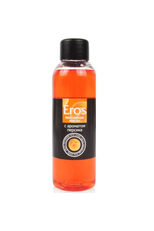 Массажное масло Eros exotic с ароматом персика - 75 мл.