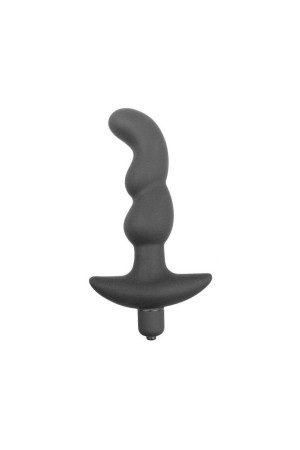 Чёрный анальный вибратор Sexual Health and Pleasure - 11,8 см.