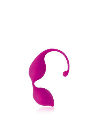 Ярко-розовые фигурные вагинальные шарики Cosmo