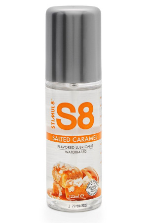 Смазка на водной основе S8 Flavored Lube со вкусом соленой карамели - 125 мл.