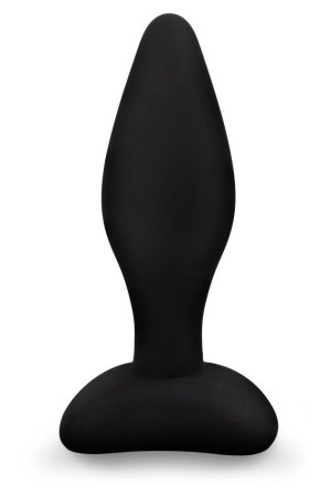Черная анальная втулка - 9,5 см.