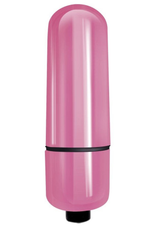 Розовая гладкая вибропуля Mady - 6 см.