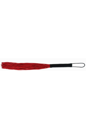 Красная плеть-флогер с черной ручкой