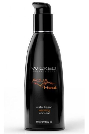 Согревающий лубрикант на водной основе Wicked AQUA HEAT - 60 мл.