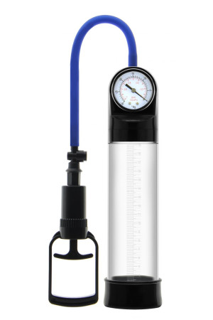 Прозрачная вакуумная помпа Erozon Penis Pump с манометром